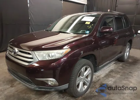 2012 Toyota Highlander Limited V6 z USA, uszkodzony, nr VIN 5TDDK3EH5CS161442